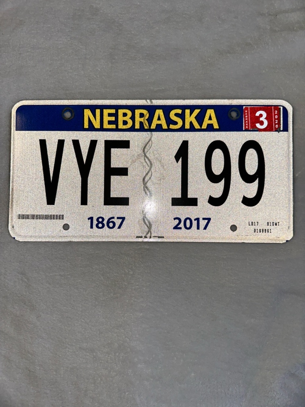 Nebraska- License Plate - Picture 1 of 2